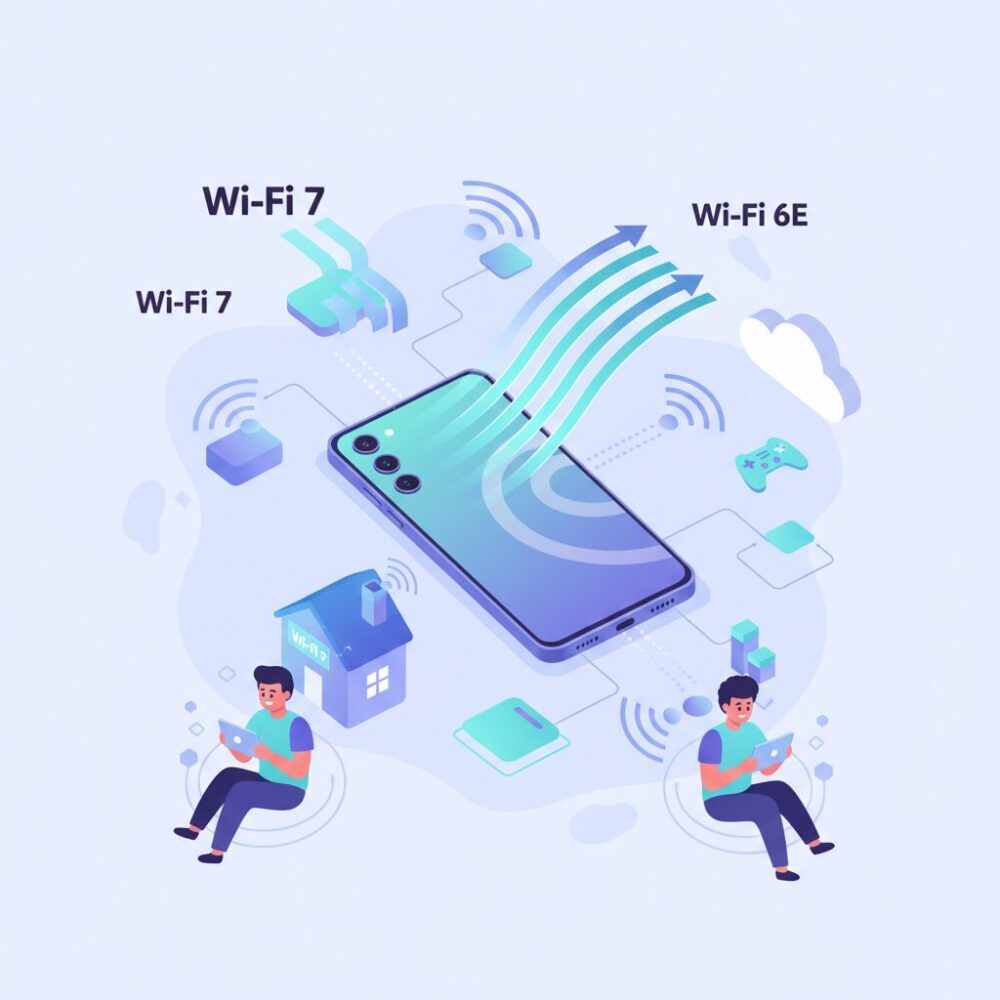 Wi‑Fi 6や6Eと何が違うのか のイメージ