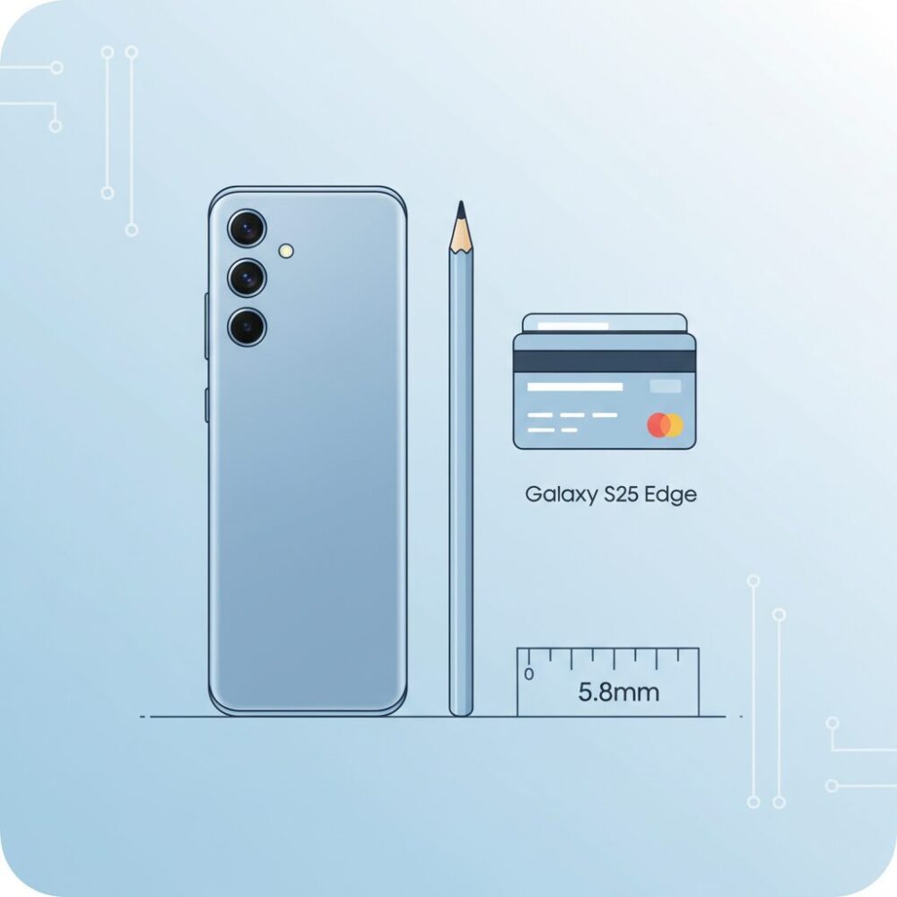 Galaxy S25 Edgeの5.8mmはどれほど異常なのか のイメージ