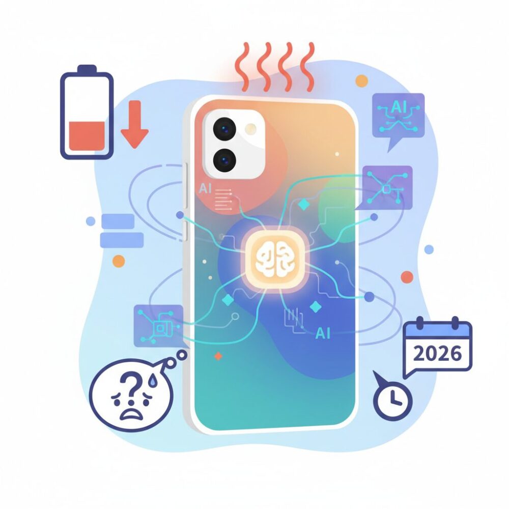 待機中でも電池が減る理由とアイドルドレインの実態 のイメージ