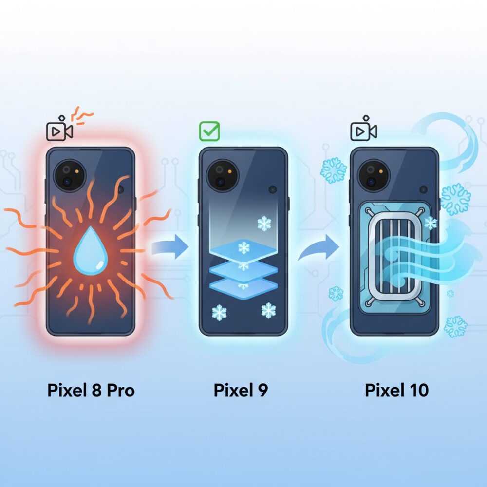 冷却構造の違いが生むPixel 9・10との決定的差 のイメージ