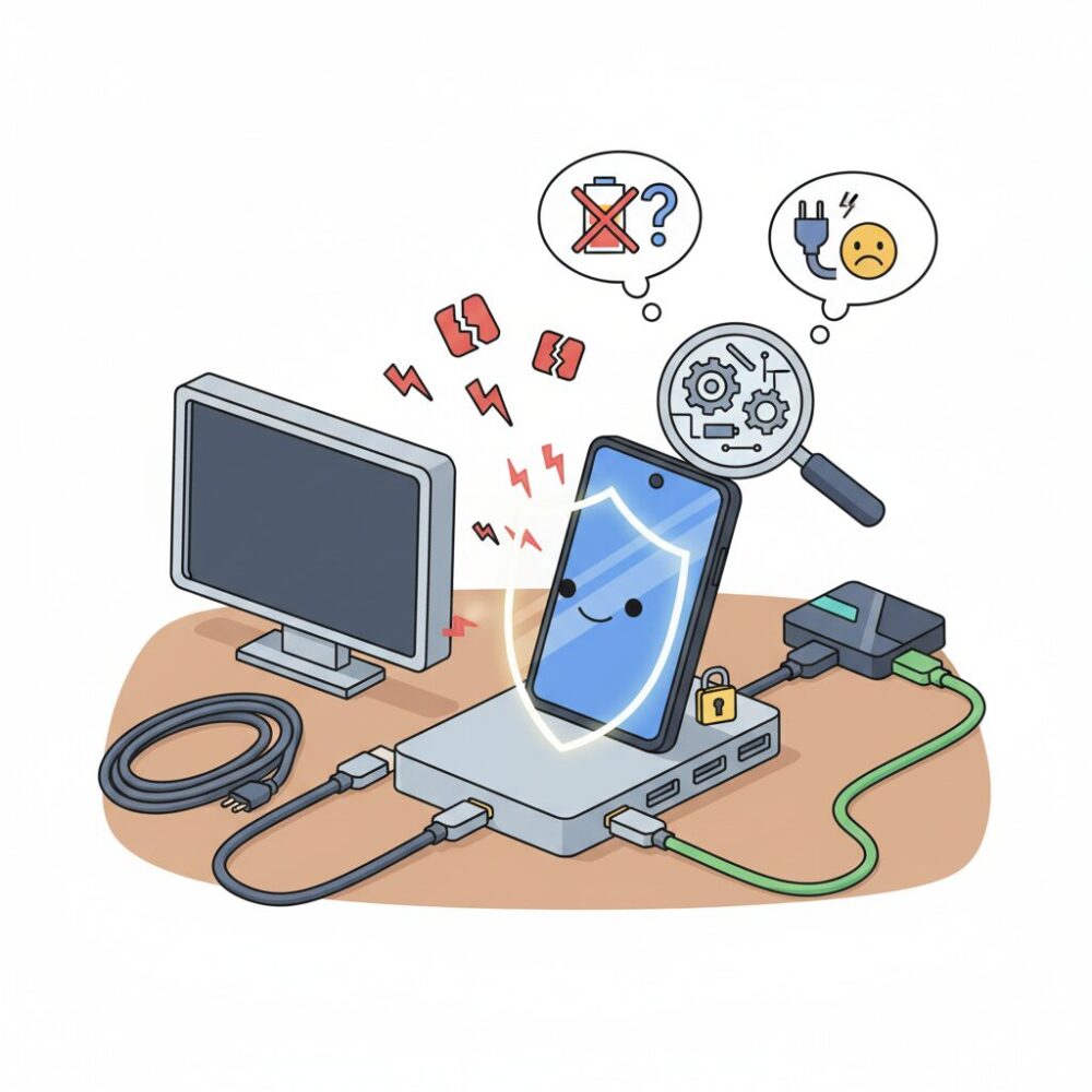 Pixel 8のUSB-Cはなぜシビアなのか?逆流保護という考え方 のイメージ