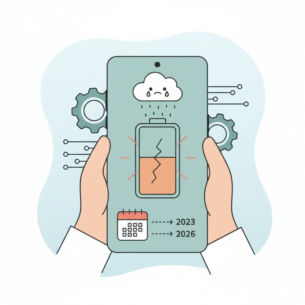 3年経過で見えてきたバッテリー劣化という現実 のイメージ