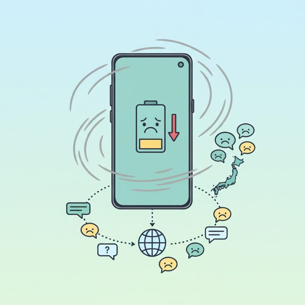 世界と日本で報告されている主な不具合の傾向 のイメージ