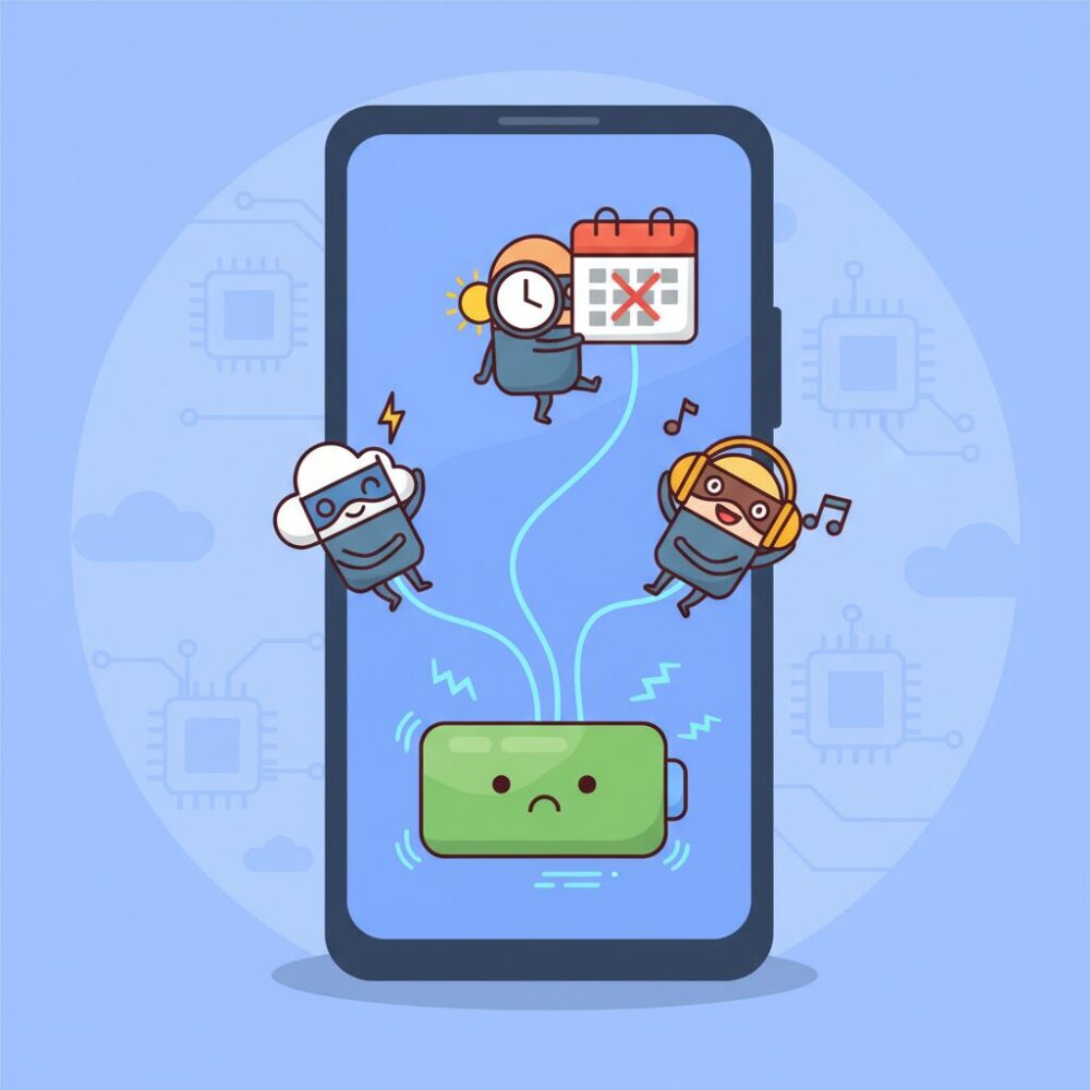 「ウィジェット＝電池泥棒」と言われる理由 のイメージ