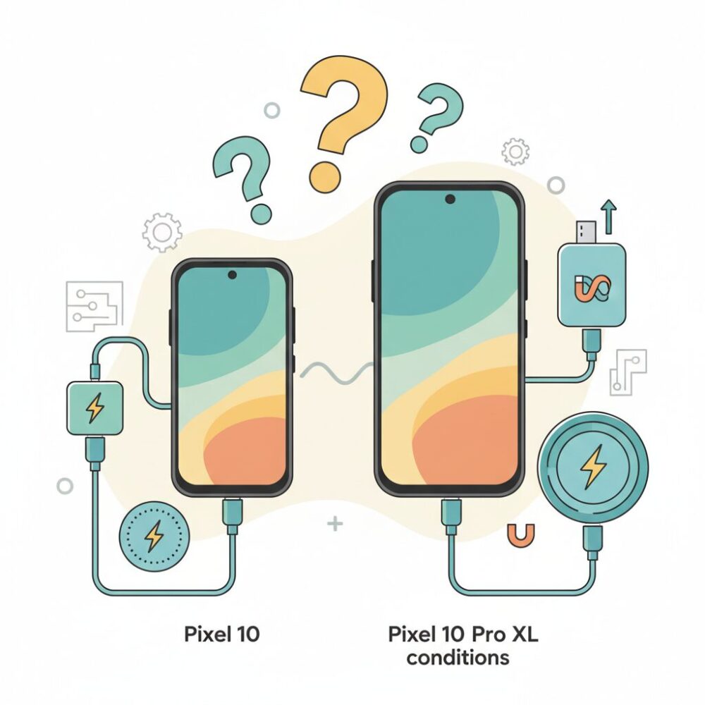 Pixel 10とPixel 10 Pro XLで充電条件が違う理由 のイメージ