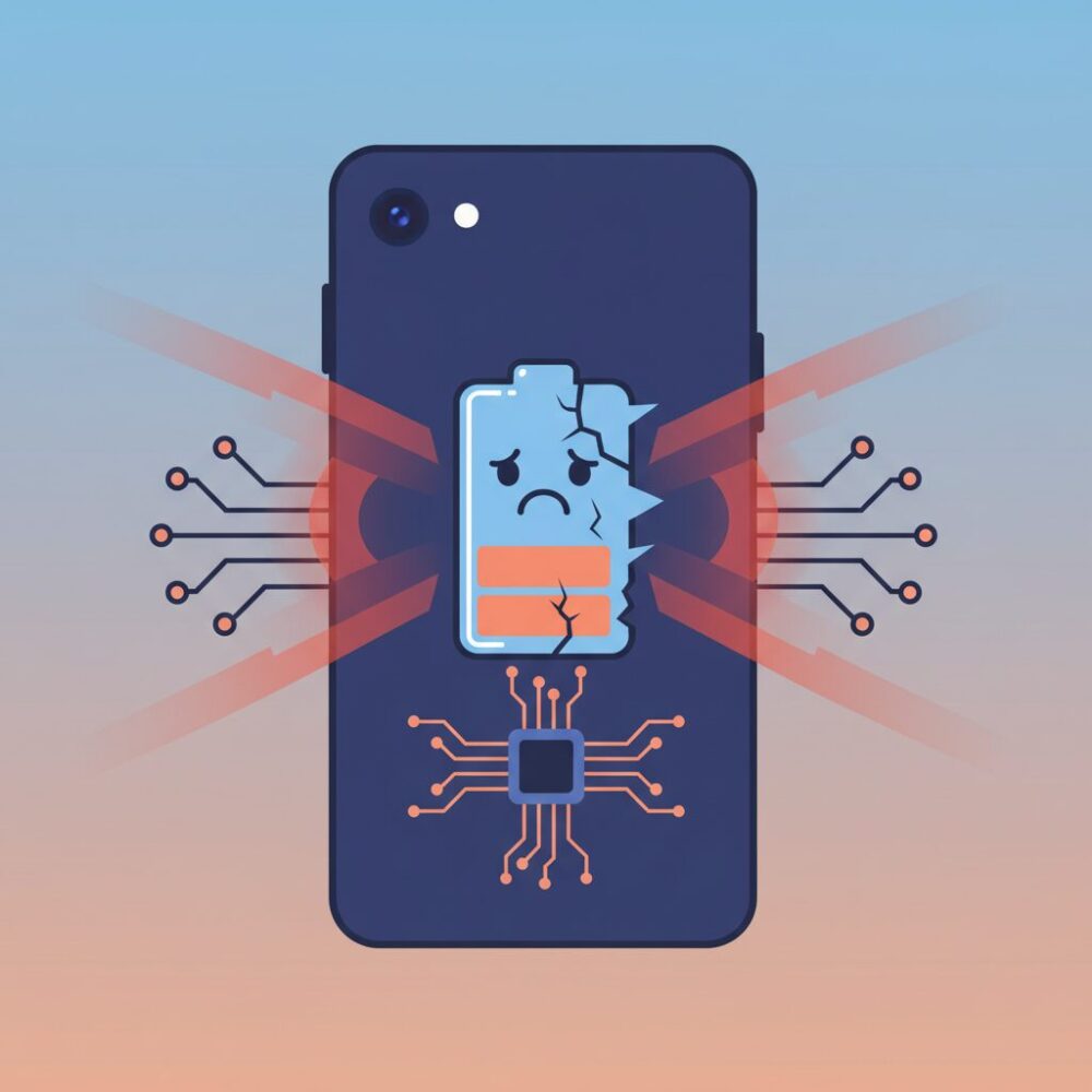 熱がバッテリー寿命を確実に削っていく仕組み のイメージ