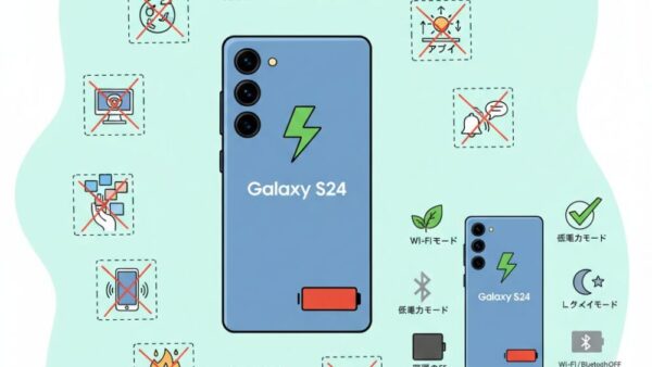 【2026年決定版】Galaxy S24の電池持ちが劇的に変わる！今すぐやめたい消耗習慣10選と省電力の真実