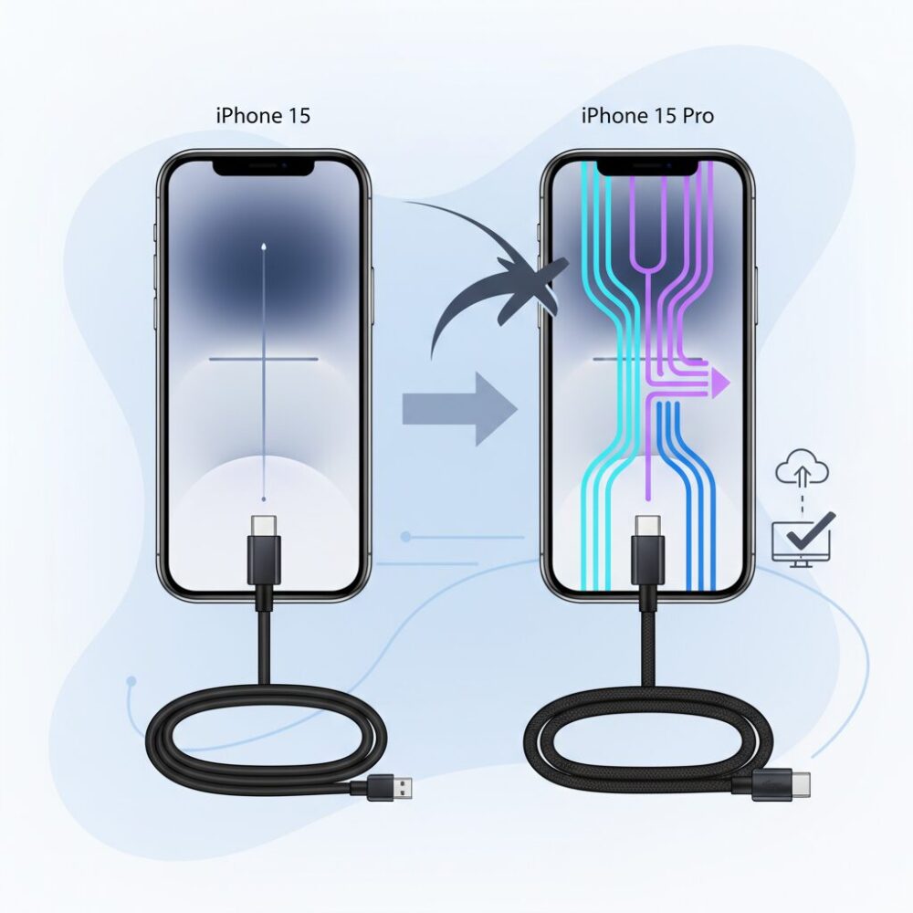 無印とProで決定的に違うUSB-Cの中身 のイメージ