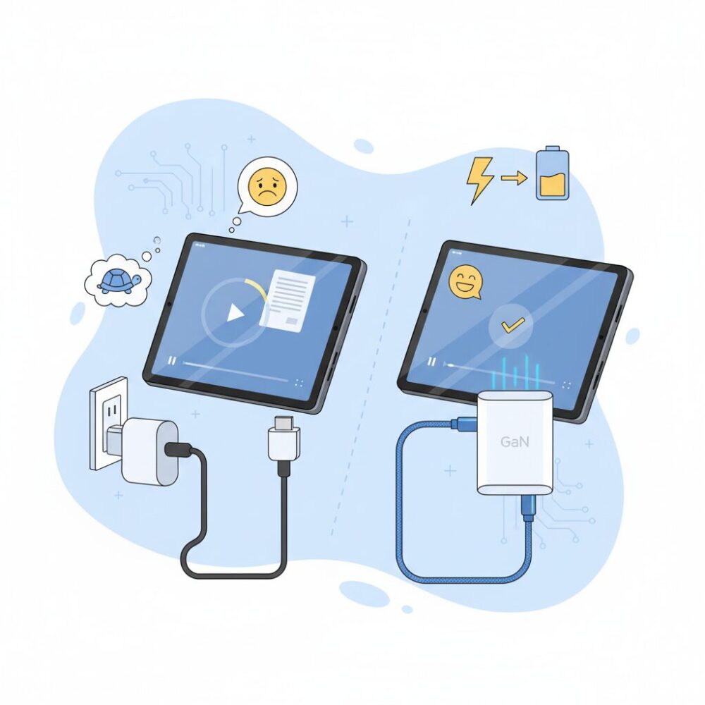 GaN充電器とは？従来の充電器との決定的な違い のイメージ