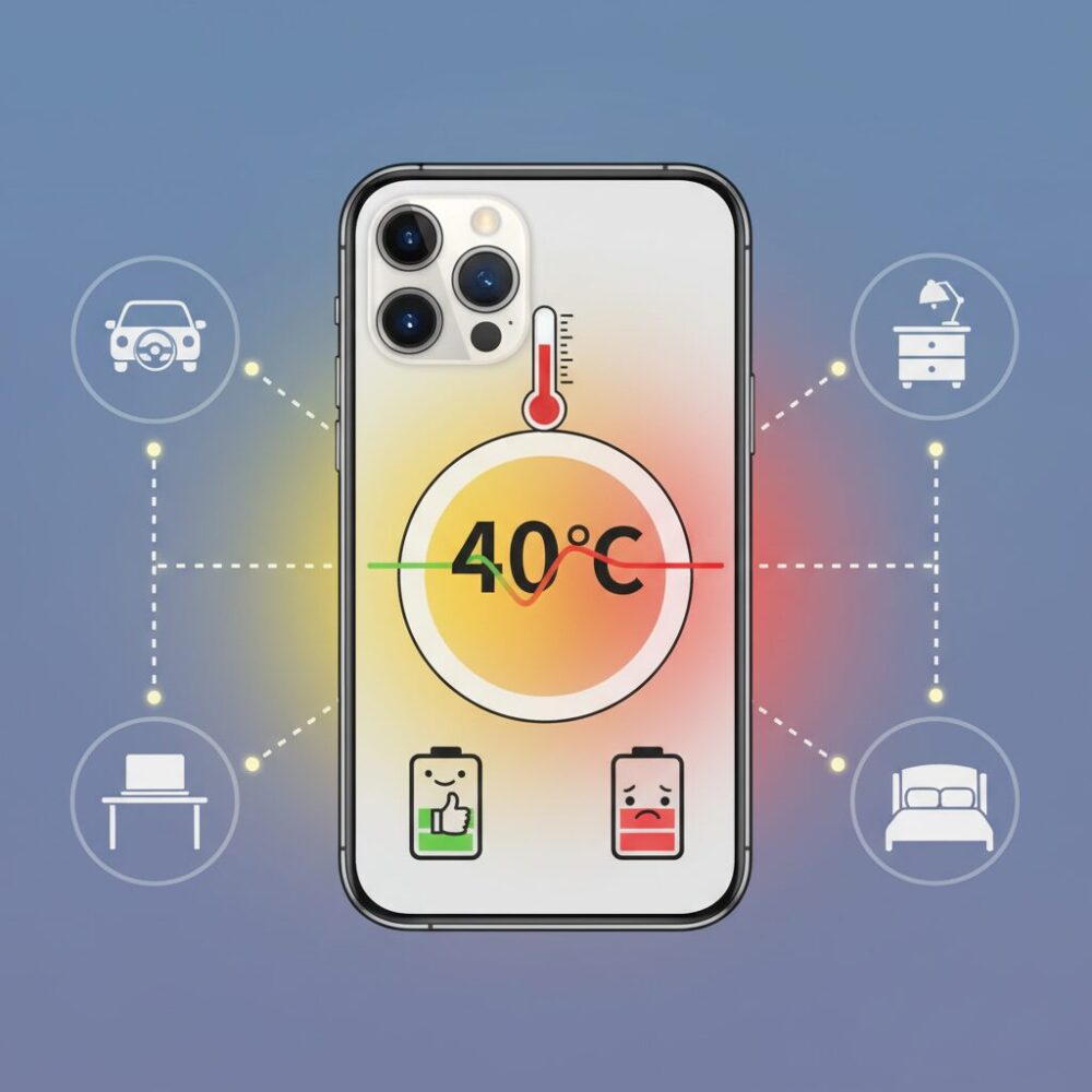 40℃が分かれ道？バッテリー劣化と温度の深い関係 のイメージ