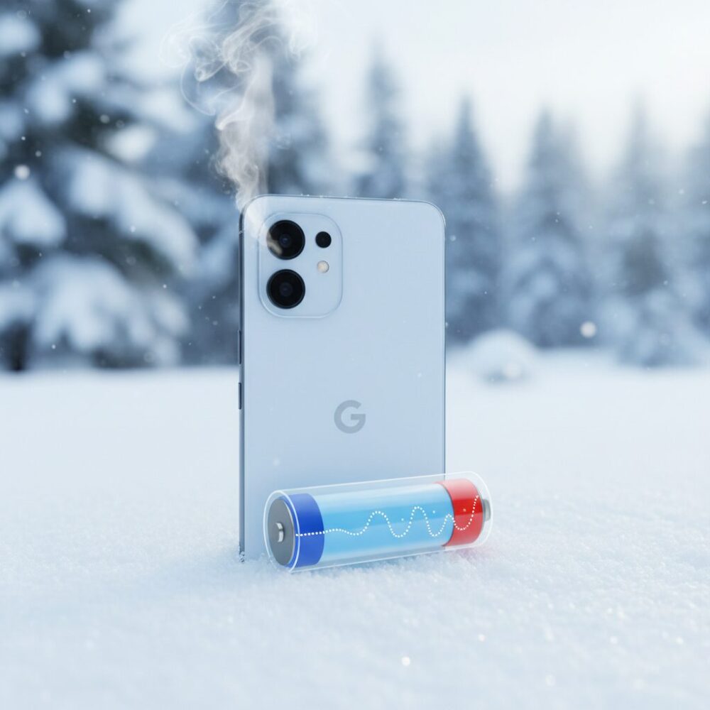 スマホが寒さに弱い本当の理由：バッテリーの仕組みをやさしく解説 のイメージ