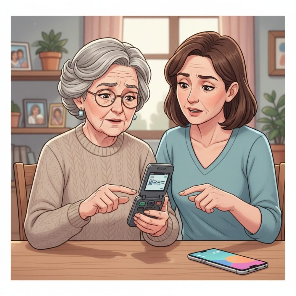 従来のシニア向けスマホが抱えてきた限界 のイメージ