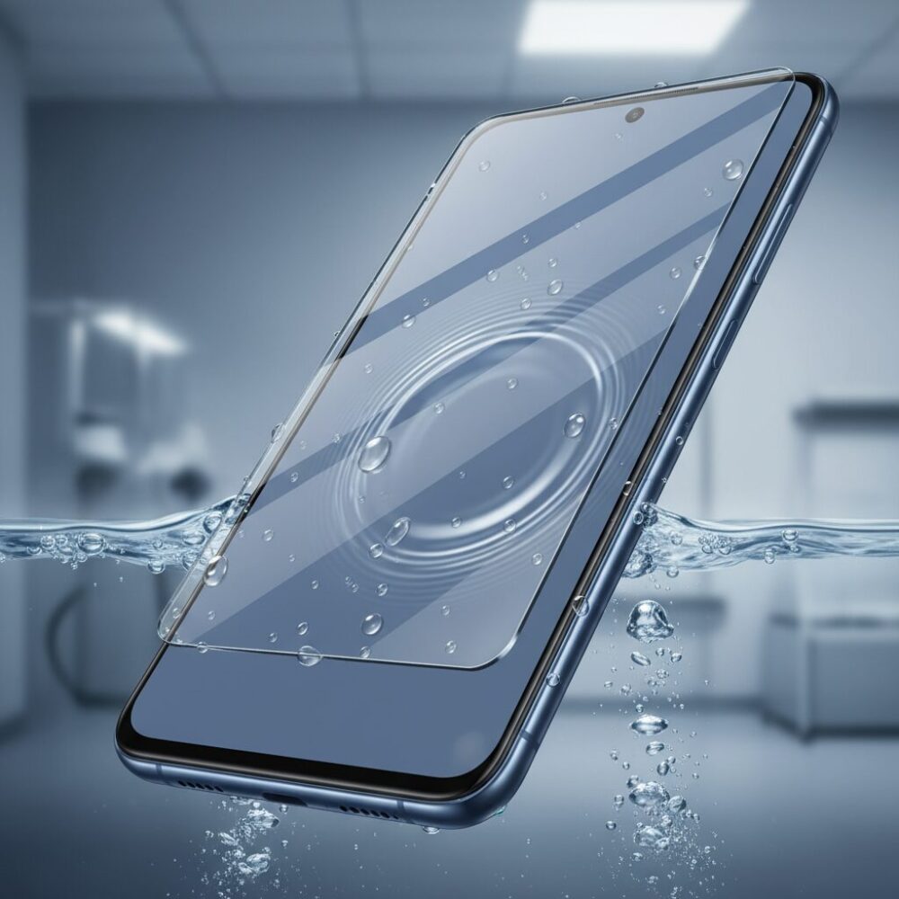 業界初Gorilla Glass 7+と防水性能がもたらす安心感 のイメージ