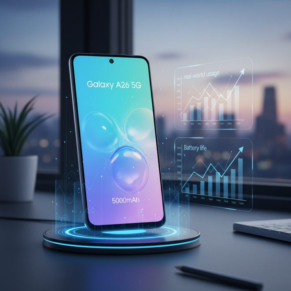 実測データで見るGalaxy A26 5Gのバッテリー持ち のイメージ