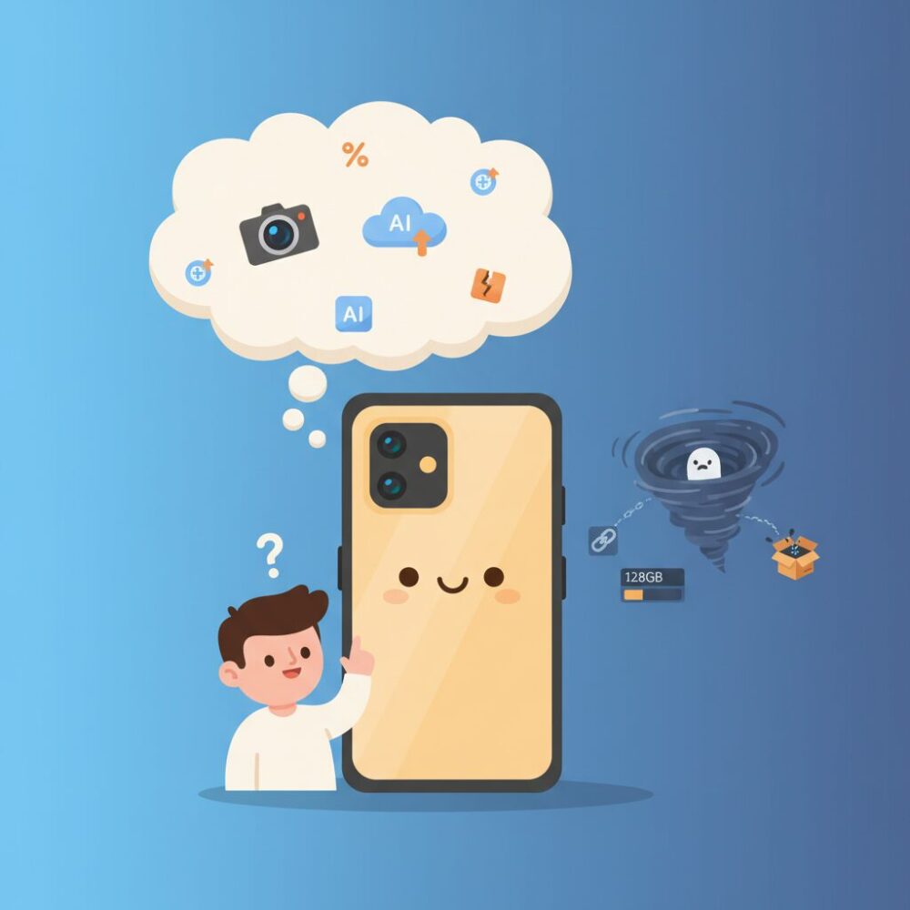 128GBと聞いて安心してはいけない理由 のイメージ