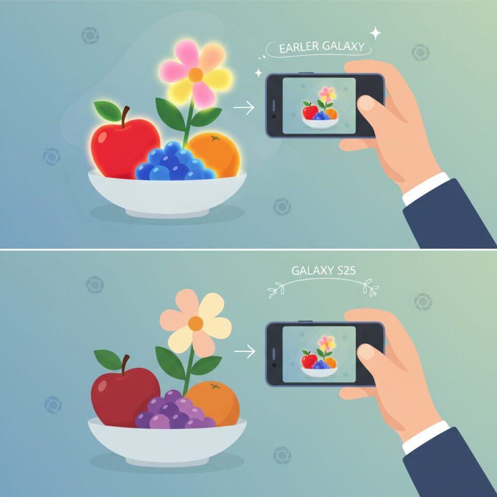 Galaxyカメラの色味はどう変わってきたのか のイメージ