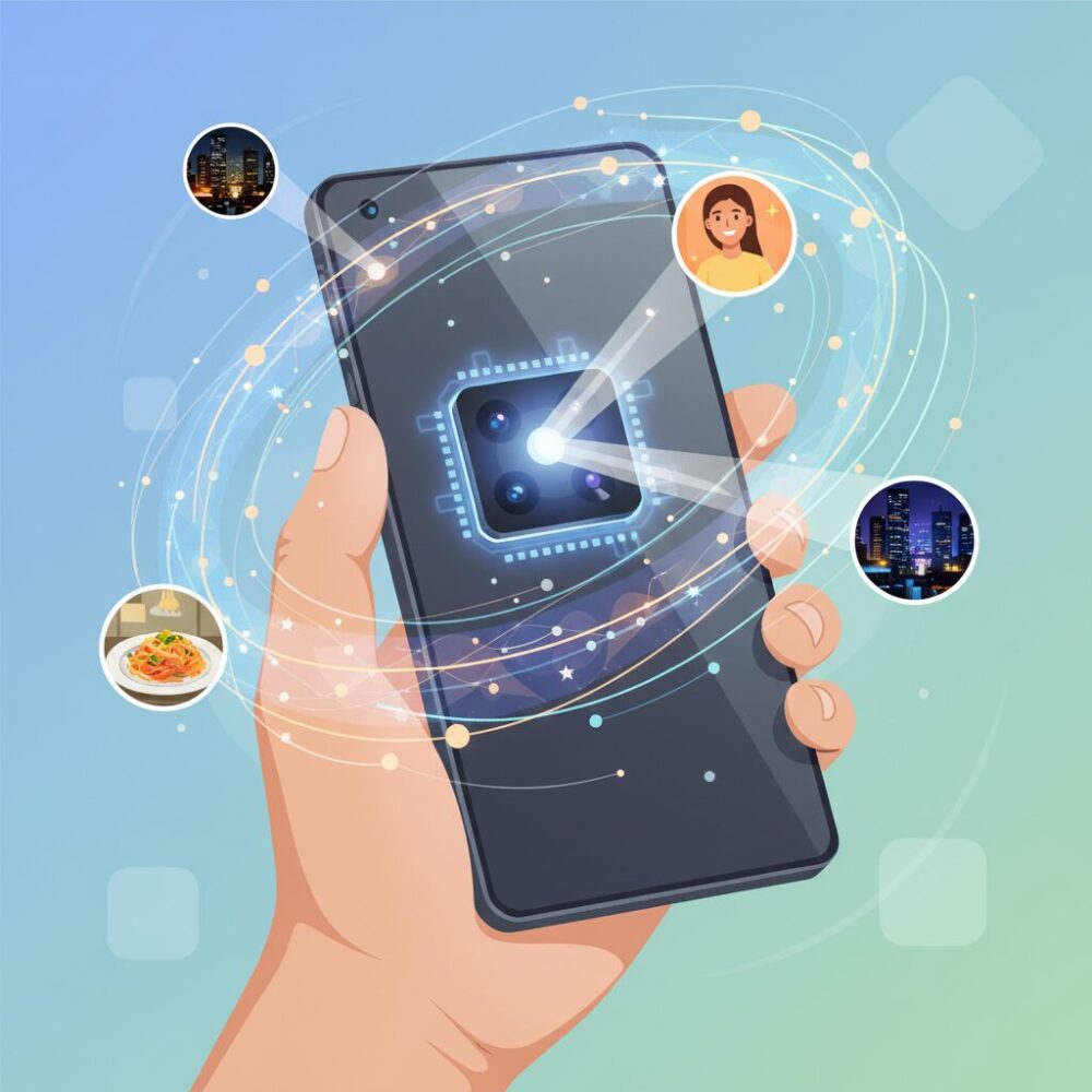 新チップTensor G5とAIが支えるカメラの仕組み のイメージ