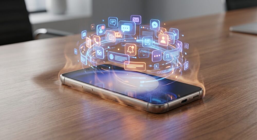 Galaxy AIと通知処理がパフォーマンスに与える影響 のイメージ