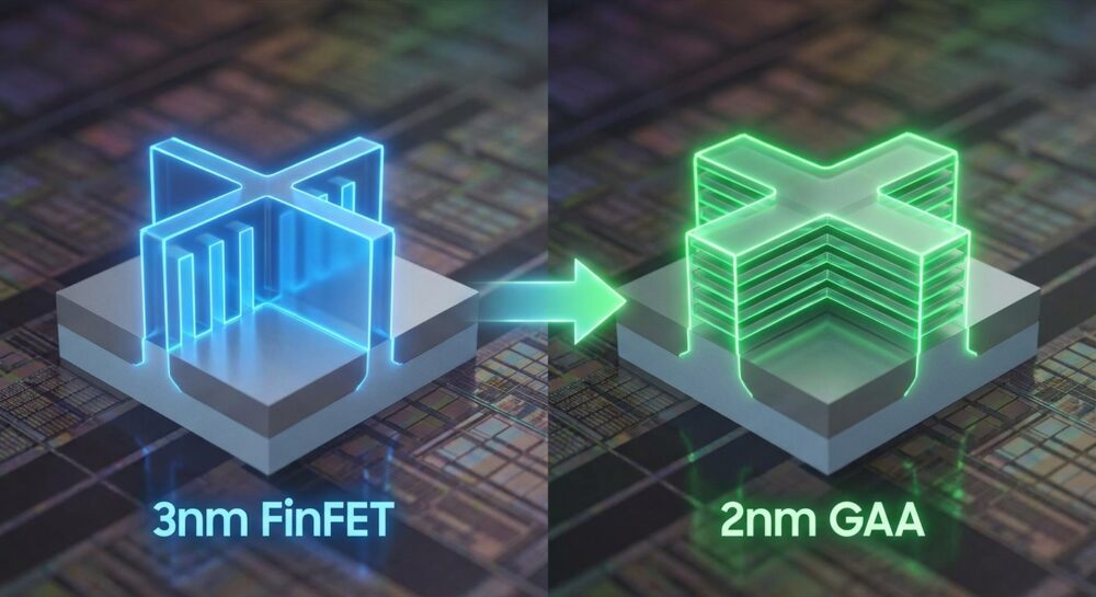 3nmと2nmの決定的な違い──FinFETからGAA(全周ゲート)への構造転換 のイメージ