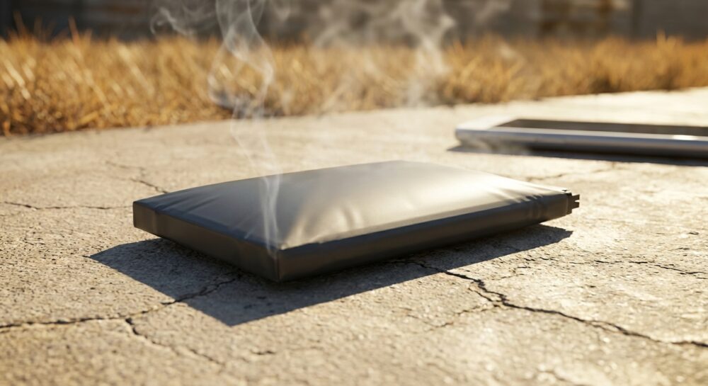 夏に急増する発火リスクと“遅れて燃える”バッテリーの怖さ のイメージ