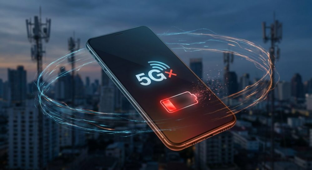 5G時代の通信トラブル：再接続ループがバッテリーを削る理由 のイメージ
