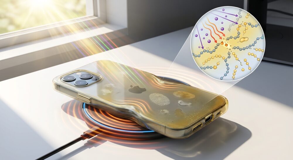 紫外線・熱・皮脂の三重苦：ワイヤレス充電時代に加速する劣化 のイメージ