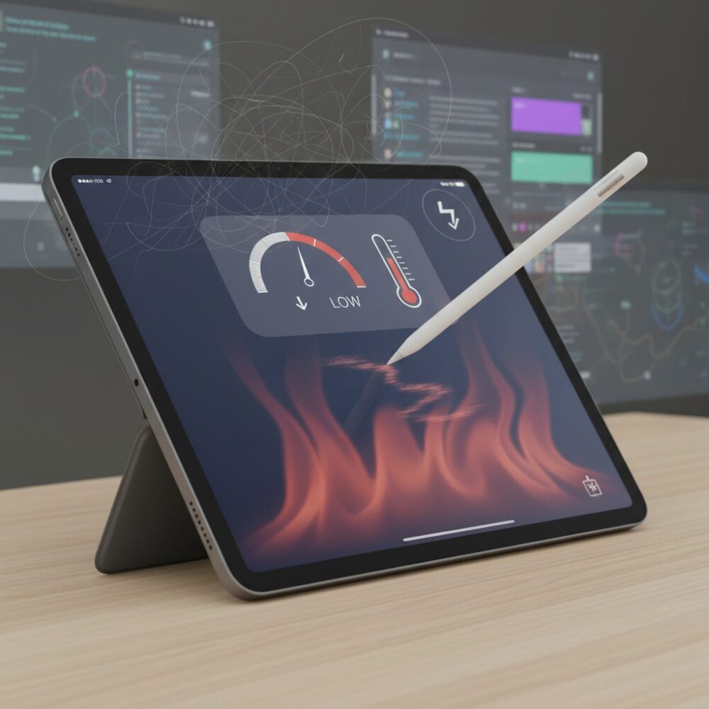 発熱で重くなる？iPad Air（M2）の熱設計とパフォーマンス低下 のイメージ