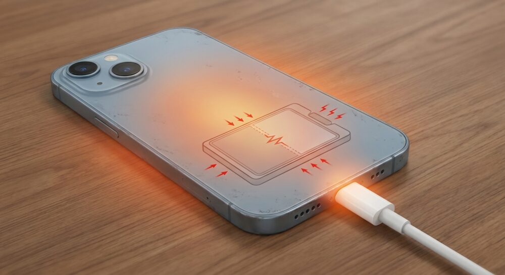 3年目のバッテリー劣化がもたらす内部抵抗の増加と発熱リスク のイメージ