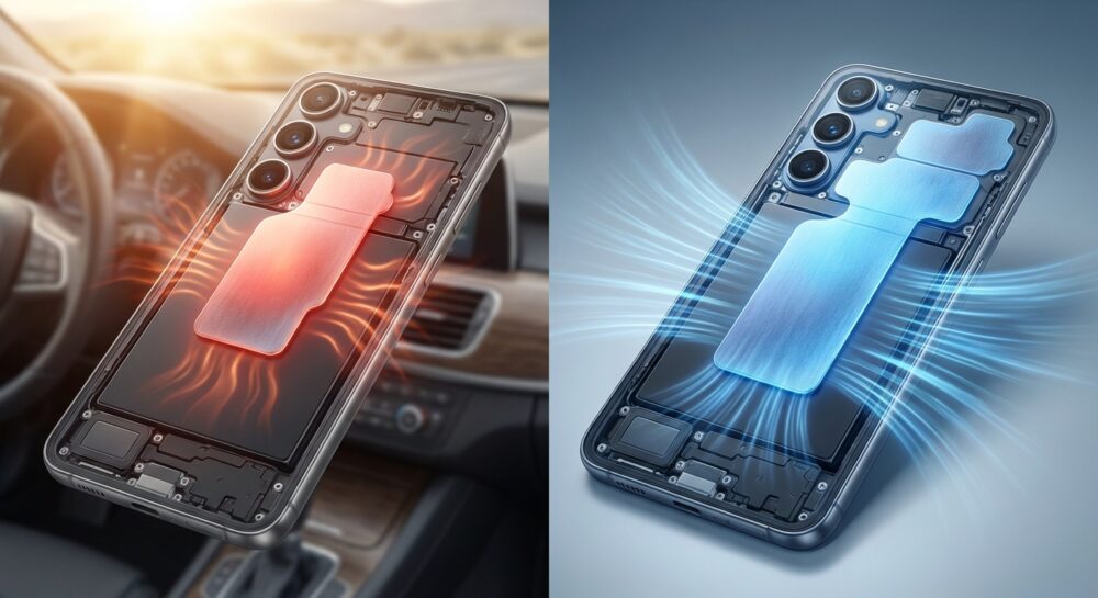 S24の冷却設計（ベイパーチャンバー）の限界とS25との違い のイメージ