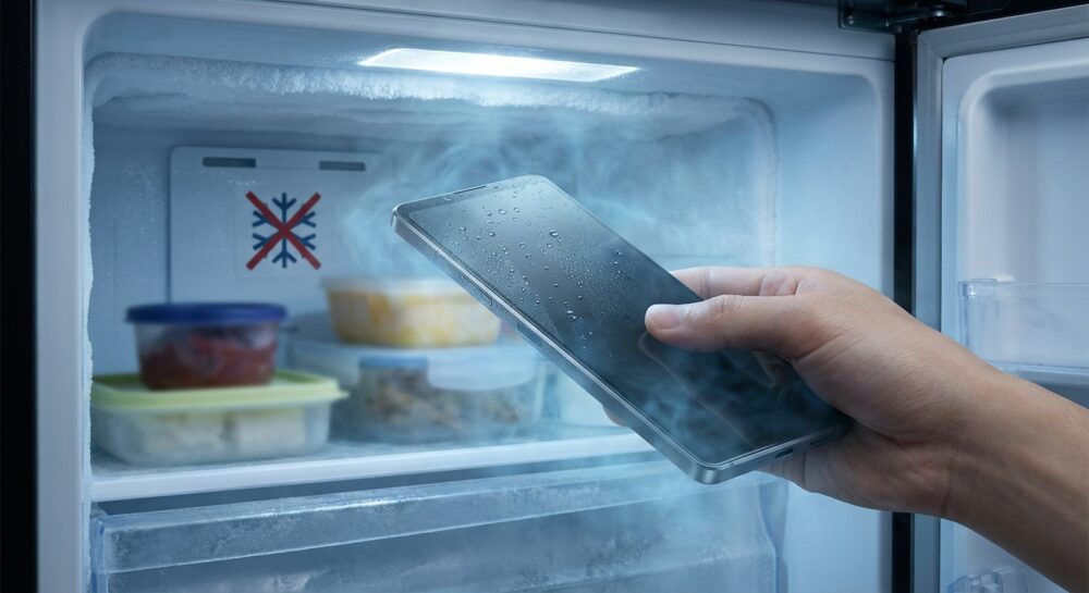 冷却NG行動① 冷蔵庫・冷凍庫に入れると何が起きるのか のイメージ