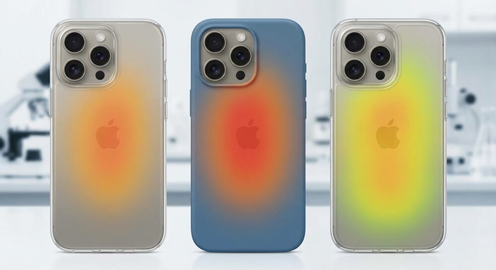 ケースは断熱材?主要素材(TPU・シリコン・PC)の熱特性を比較 のイメージ