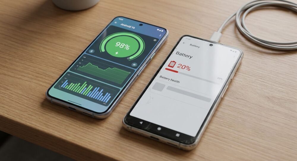 Android 16で何が変わった?Pixel 7が直面するバッテリー表示の制限 のイメージ