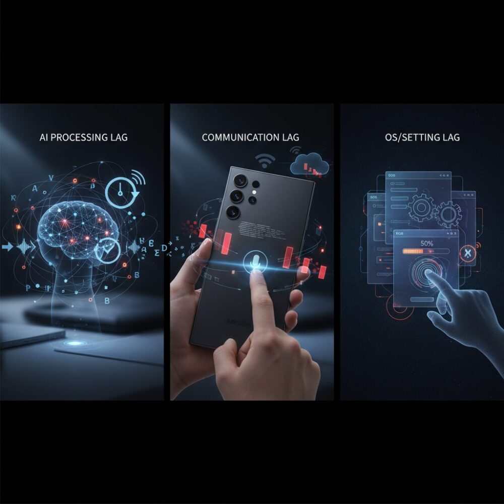 音声入力の遅さは1種類ではない？3つのラグの正体 のイメージ